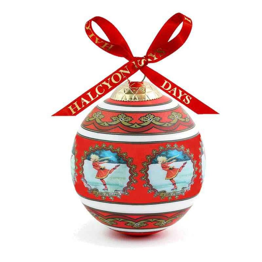 Christmas Halcyon Days  | Christmas Ice Skating Bauble