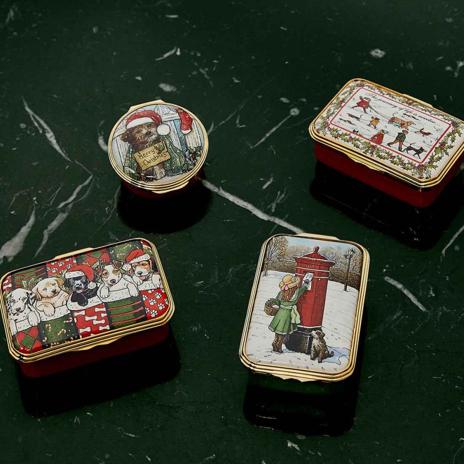 Christmas Halcyon Days  | Keep In Touch Enamel Box