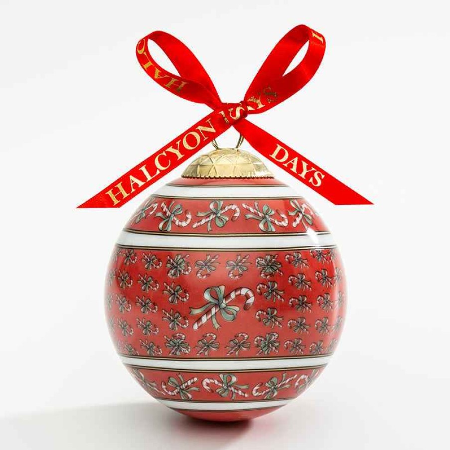 Christmas Halcyon Days  | Candy Cane Bauble